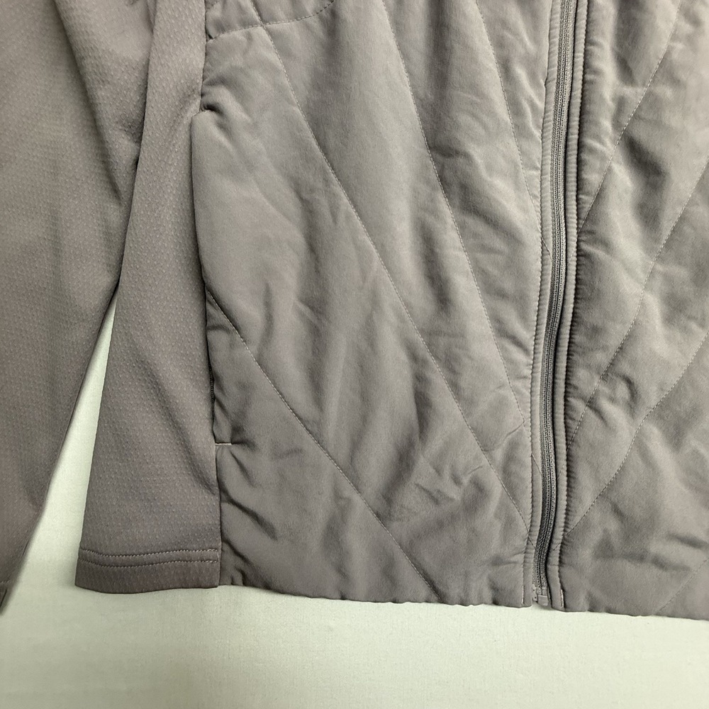 Under Armour Hooded Jacket Womens L Light Purple Quilted Hybrid‎ Full Zip - Picture 4 of 15